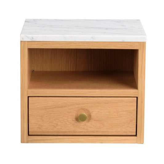 Bedside table, Oak, 28x25x24 cm ewartwood