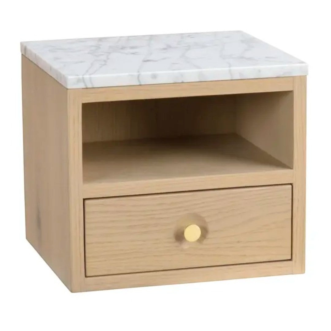 Bedside table, Oak, 28x25x24 cm ewartwood