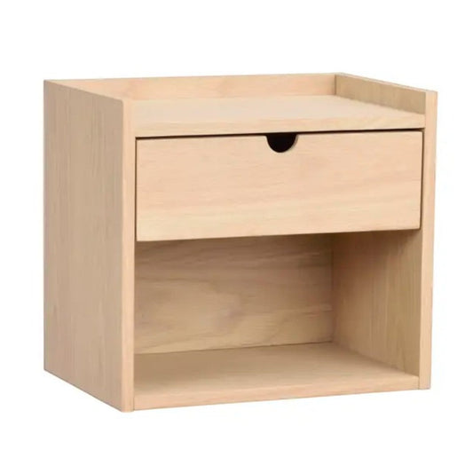 Bedside table, Whitewash, 40x27x36 cm ewartwood