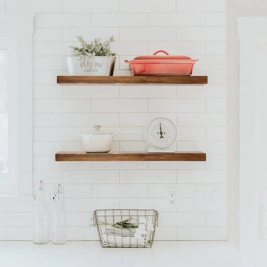 HEAVY-DUTY Floating shelves, Rustic shelf, Kitchen Shelves ewartwood