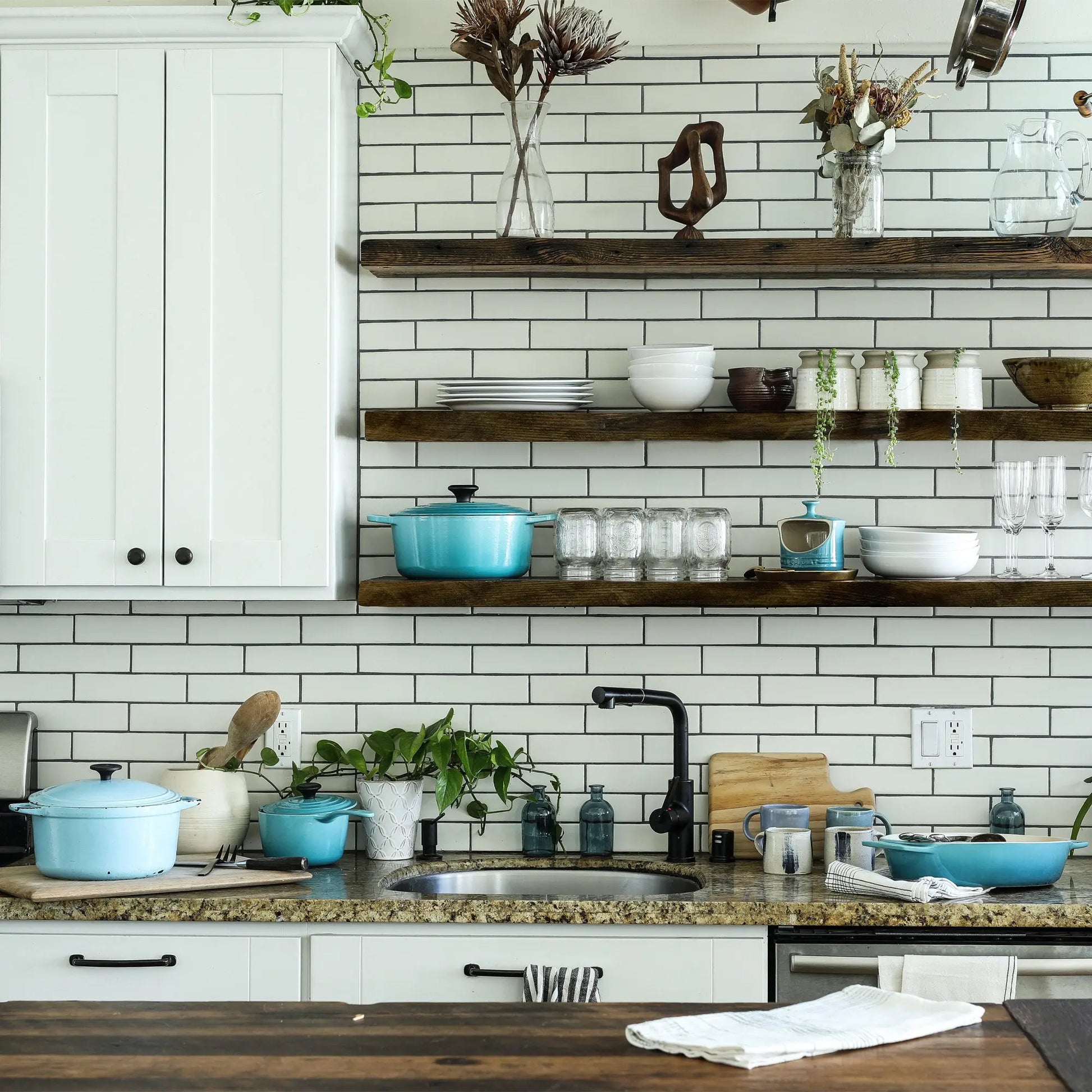 HEAVY-DUTY Floating shelves, Rustic shelf, Kitchen Shelves ewartwood