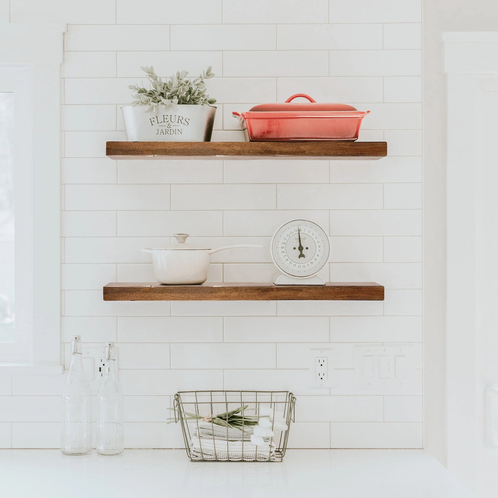 HEAVY-DUTY Floating shelves, Rustic shelf, Kitchen Shelves ewartwood