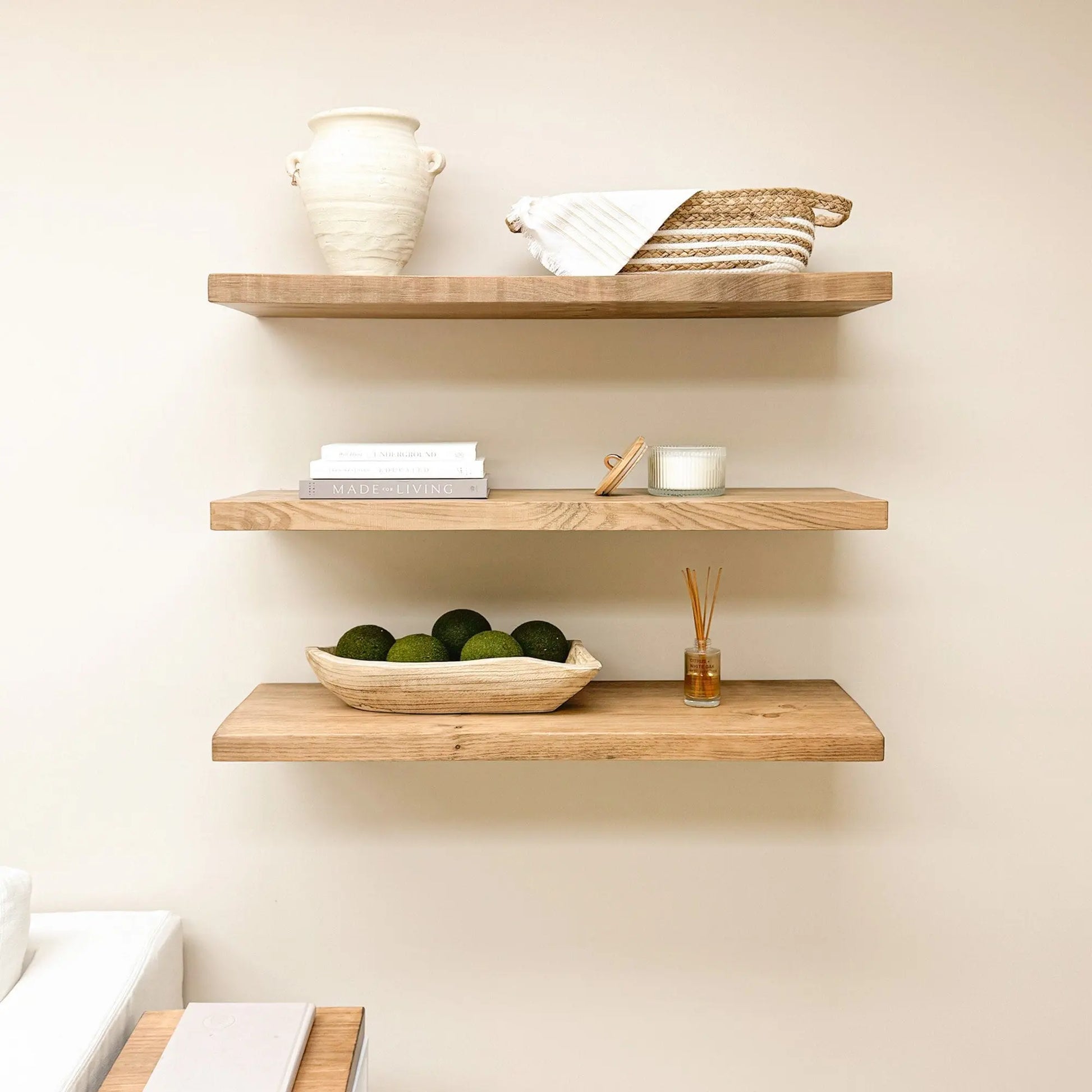HEAVY-DUTY Floating shelves, Rustic shelf, Kitchen Shelves ewartwood